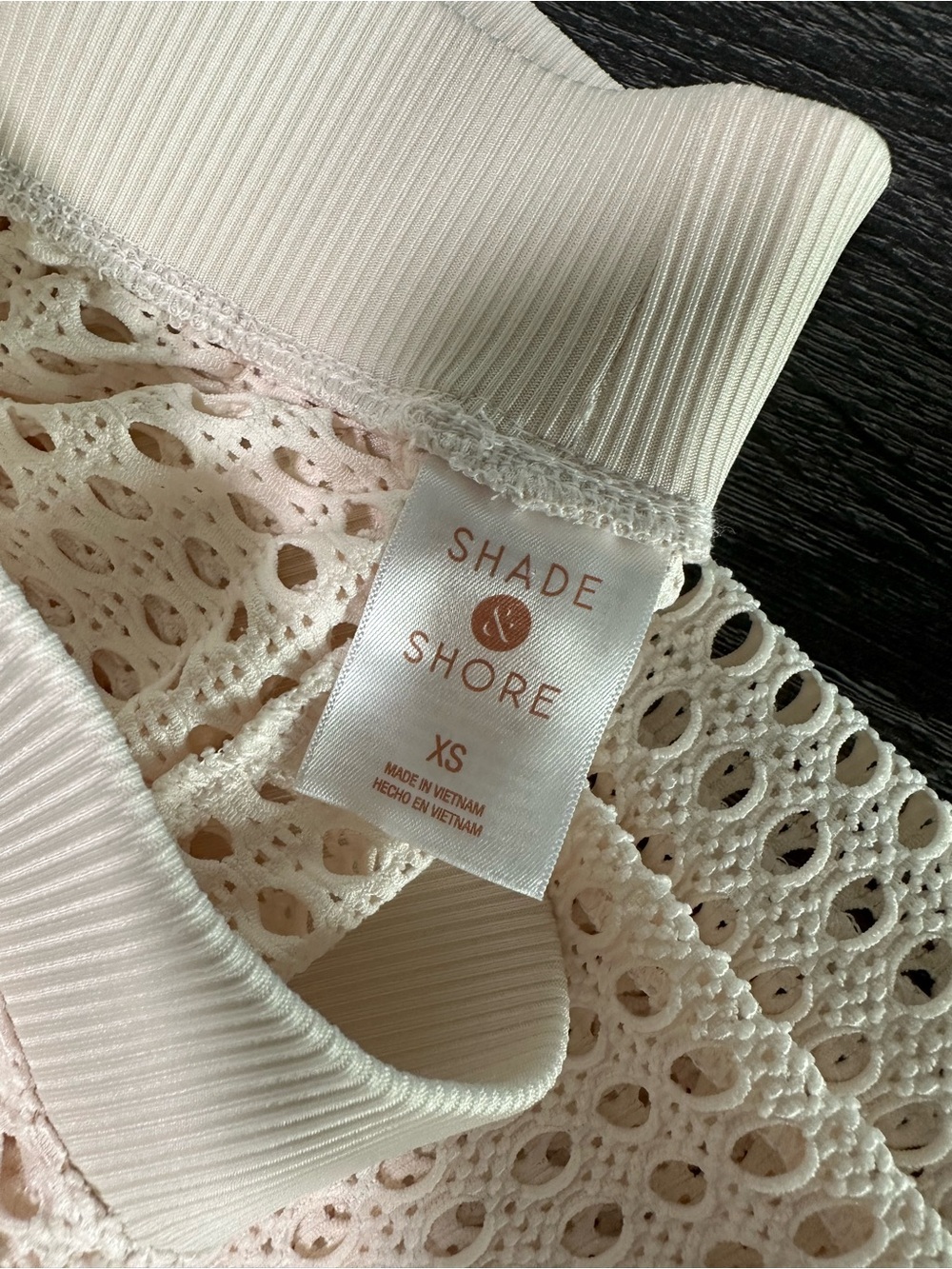 Shade & Shore Lightweight Cream Crochet Pants - Picture 3 of 3